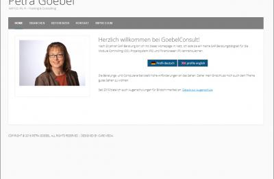 Screenshot Goebel Consult